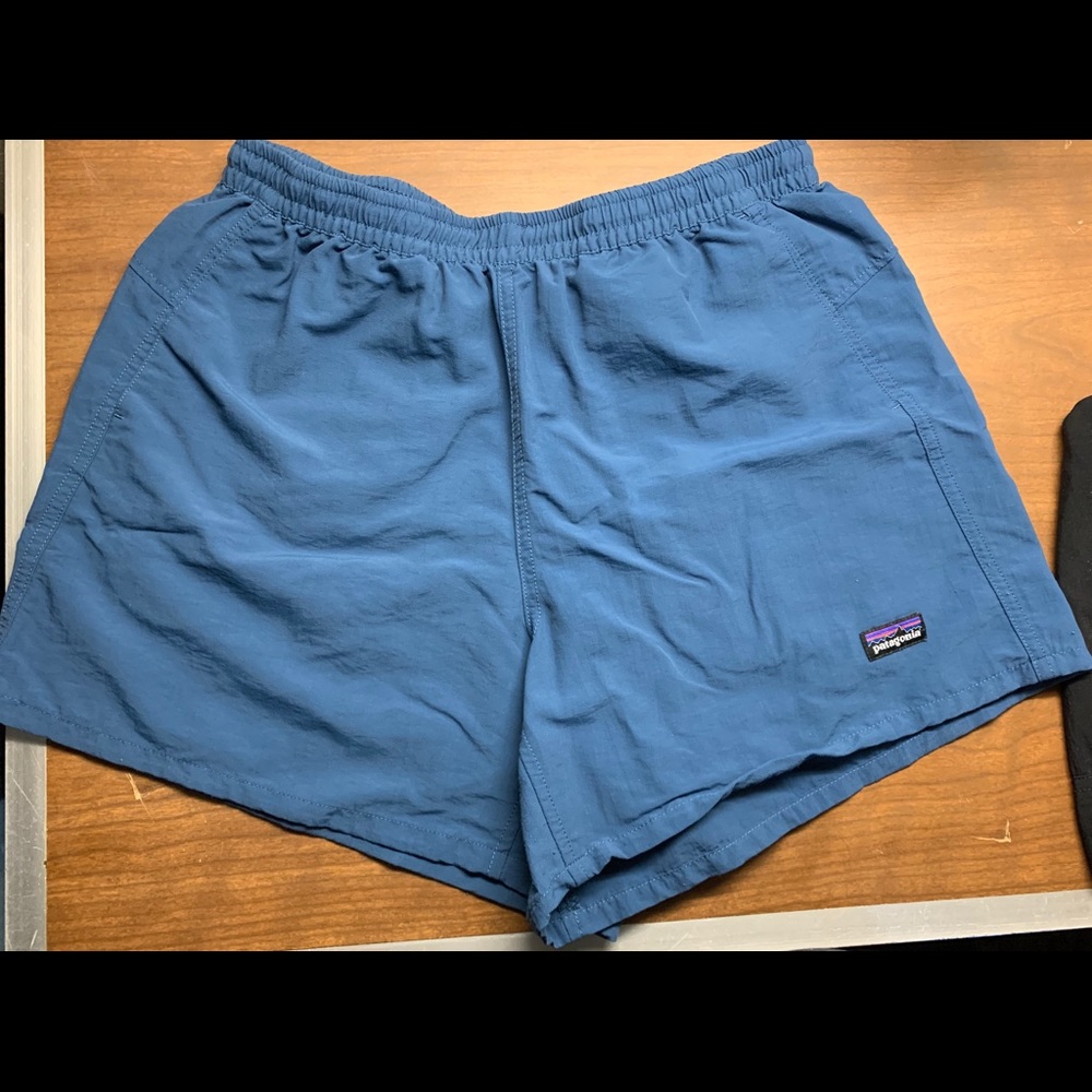 Blue Patagonia Baggie 5inch women’s shorts